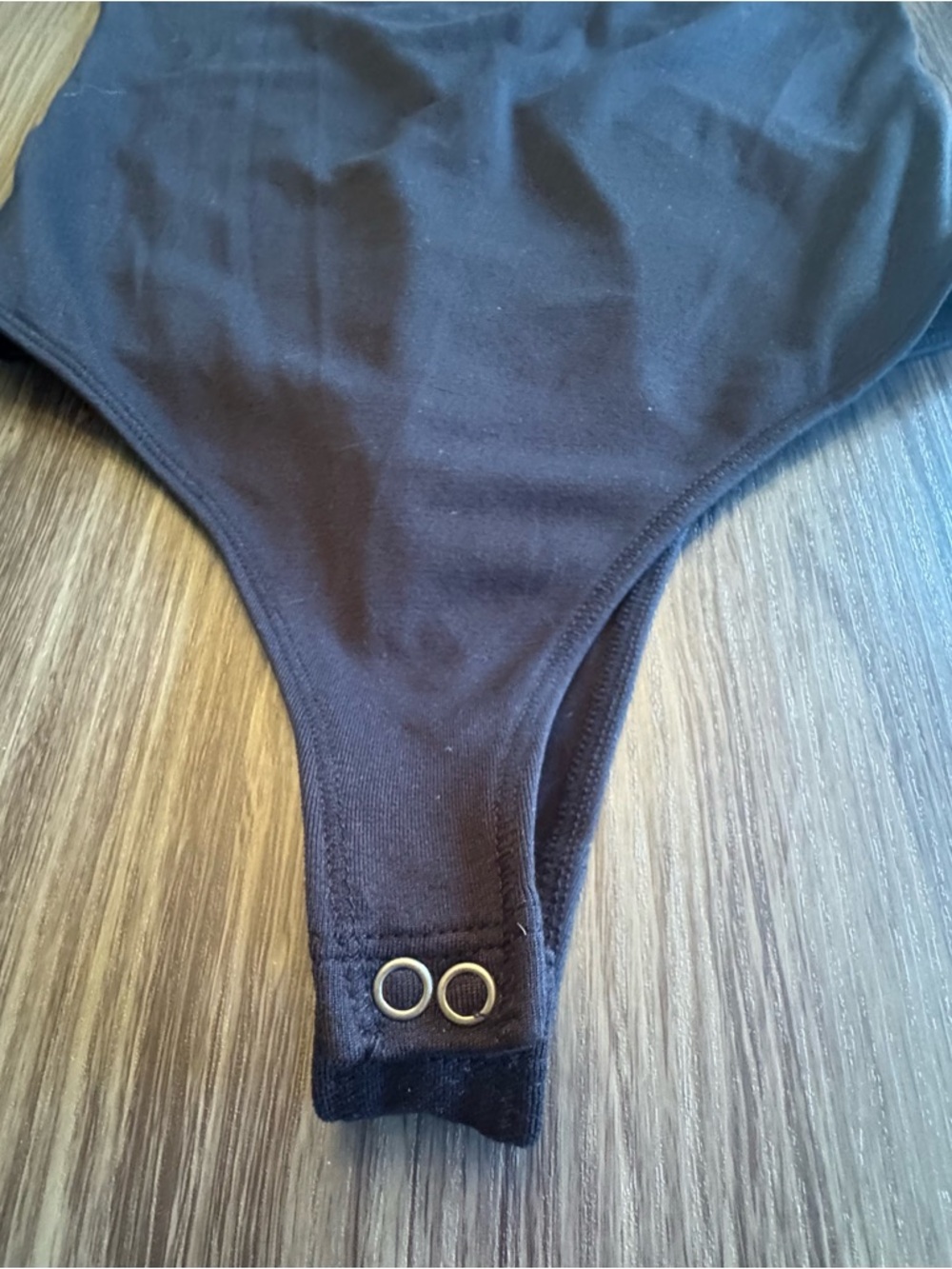 Hollister Black Long Sleeve Square-Neck Bodysuit - Picture 4 of 7